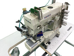 Kansai RX-9803P/UTC Burunlu Merdaneli İplik Kesicili Reçme Makinası - 2