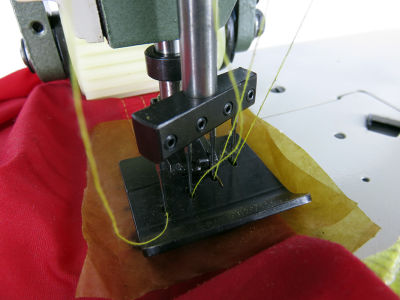 Kansai Special DLR-1504PMD Çektirmeli Merdaneli Çapraz 4 iğne Lastik Makinası - 2