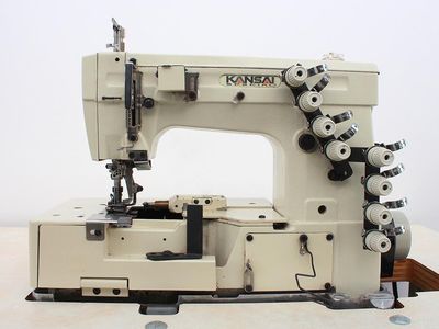 Kansai W-8103-IS 2 İğne 3 İplik Dikiş Makinası - 1