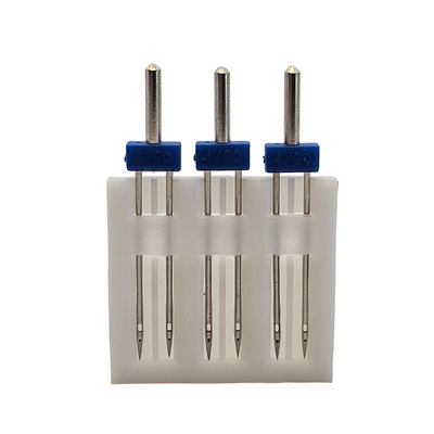 Kingstar 130/705 H ZWI 4.0/90 Ev Tipi Aile Dikiş Makinesi Çiftli Dikiş İğnesi (3 Adet) - 1