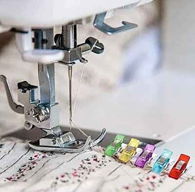 Kingstar Dikiş Nakış Kumaş Kağıt Sıkıştırma Mandalı Küçük Boy 10 Adet - 2