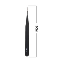 Kingstar ESD-12 Antistatik Paslanmaz Çelik Cımbız – Siyah - 3