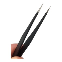Kingstar ESD-12 Antistatik Paslanmaz Çelik Cımbız – Siyah - 2