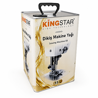 Kingstar İnce Dikiş Makinesi Yağı 15 Lt - 1