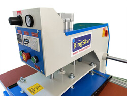 Kingstar Pnömatik Çift Alt Kalıplı Transfer Baskı Presi 40x50 cm - 2