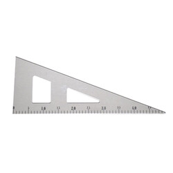 Kingstar Şeffaf Plastik Riga Cetvel Takım (7 Parça) - 2