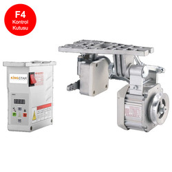 Kingstar - Supu X550 Hız Ayarlı Elektronik Servo Motor - İğne Pozisyonlu - 550W F4 Kingstar - Supu X550 Hız Ayarlı Elektronik Servo Motor - İğne Pozisyonlu - 550W F4