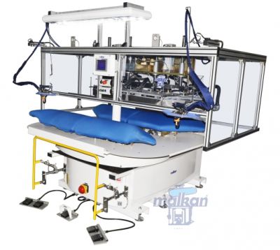 Malkan KAR1011 Karusel Sistem, Ceket Göğüs Form Ütü Presi (Sağ - Sol Bir Ünite) - 1