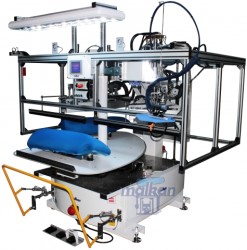 Malkan - Malkan KAR1011S Karusel Sistem, Çift İstasyonlu, Sağ - Sol Bir Üniteli, 120 Derece, Ceket Göğüs Form Ütü Presi Malkan - Malkan KAR1011S Karusel Sistem, Çift İstasyonlu, Sağ - Sol Bir Üniteli, 120 Derece, Ceket Göğüs Form Ütü Presi