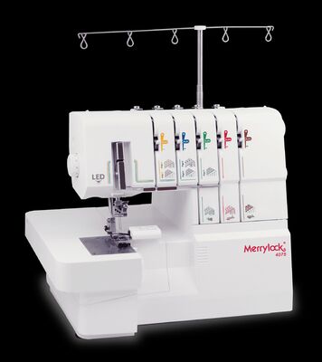 Merrylock Coverlock MK4075 2/3/4/5 İplikli Ev Tipi Overlok ve Reçme Dikiş Makinesi - 13