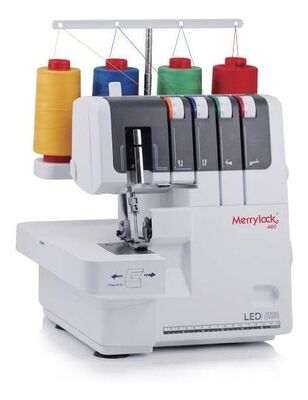 Merrylock MK480 Ev Tipi 4 İplik Overlok Makinası - 1