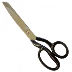 MERZE - Merze 9 No Siyah Saplı Yatık Regula Makası MERZE - Merze 9 No Siyah Saplı Yatık Regula Makası