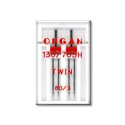 Organ 130/705 H-80 Çiftiğne (Nervür Aile Makina İğnesi-2'li) - Thumbnail