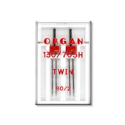 Organ 130/705 H-80 Çiftiğne (Nervür Aile Makina İğnesi-2'li) - Thumbnail