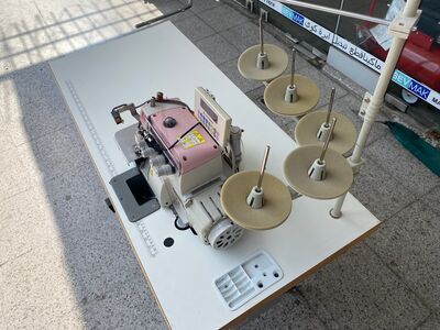Pegasus M952-52H-2X4/AT8F/DD3A/Z054 4 İplik Orijinal Pegasus Akıllı Overlok D. Drive Havalı Sistem - 2. El - 6