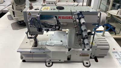 Pegasus W3562P-01GX356BS/UT4M/Z054 Alt-Üst İp Kesicili Etek Reçme Makinası - 2.El - 1