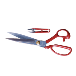 Pin - Pin 1114 Kırmızı Saplı Terzi Makası - 11 No Pin - Pin 1114 Kırmızı Saplı Terzi Makası - 11 No