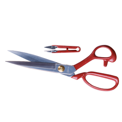 Pin - Pin 1124 Kırmızı Saplı Terzi Makası - 12 No Pin - Pin 1124 Kırmızı Saplı Terzi Makası - 12 No