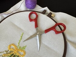 Pin 1553 Nakış Makası Düz Uçlu (13cm) - 4