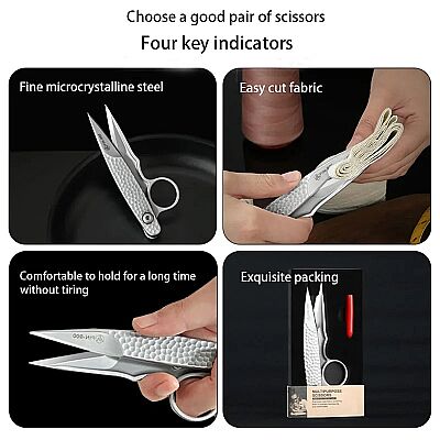 Pin 900 Premium Seri İplik Temizleme Makası - 3