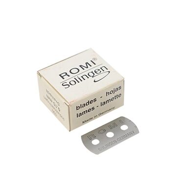 Romi Solingen Hassas Kumaş Terazi Gramaj Jilet 1/1 0.15MM 100ADET - 1