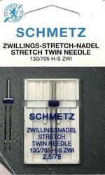 SCHMETZ - Schmetz Ev Tipi Streç Kumaşlar İçin Çiftiğne SCHMETZ - Schmetz Ev Tipi Streç Kumaşlar İçin Çiftiğne