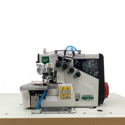 Sevmak GT-04UBT-BK 4 İplik Kıstırmalı Tam Otomatik Akıllı İplik Kesicili Hava Sistemli Overlok Makinası - 1