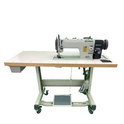 Sevmak SK-0303-D4 Çift Papuç İplik Kesicili Kafadan Motorlu Deri Dikiş Makinası (SK-0388-D4) - 2