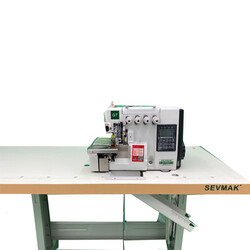 Sevmak SK-05GT-UBT 5 İplik Tam Otomatik Akıllı Elektrikli İplik Kesicili Overlok Makinası - 2