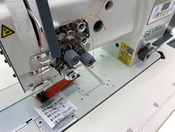 Sevmak SK-4420-D Kafadan Motorlu Çift Papuç Çift İğne Dikiş Makinası - 4