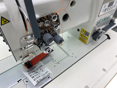 Sevmak SK-4420-D Kafadan Motorlu Çift Papuç Çift İğne Dikiş Makinası - 4
