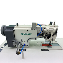 Sevmak SK-4420-D4 Elektronik Direct Drive İplik Kesicili Çift Papuç Çift İğne Dikiş Makinası - Thumbnail