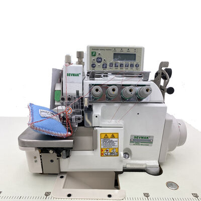 Sevmak SK-5214EXT-04UBT 4 İplik Transportlu Tam Otomatik Akıllı İplik Kesicili Overlok Makinası - 1