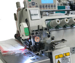 Sevmak SK-988-05UBT 5 İplik Tam otomatik Akıllı Elektrikli İplik Kesicili Overlok Makinası - 2