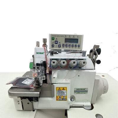 Sevmak VT-3216EXT-05H-UBT 5 İplik Transportlu Tam Otomatik Akıllı İplik Kesicili Overlok Makinası (Kot) - 1
