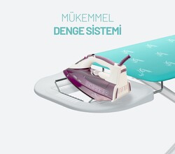 Silter SM/GZM 900 D Gazella Squad Ev Tipi Ütü Masası - Çamaşırlıklı, Kol ve Beden Aparatlı - 8