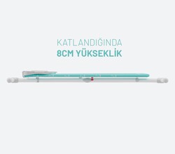 Silter SM/GZM 900 L Gazella Squad Ev Tipi Ütü Masası - Çamaşırlıklı, Kol Aparatlı, Silikon Altlıklı - 6