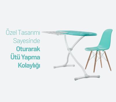 Silter SM/GZM 900 SP Gazella Squad Ev Tipi Ütü Masası - Çamaşırlıklı - 11