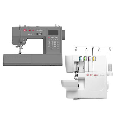 Singer HD6805C Dikiş Makinesi ve Singer S0105 Overlok Makinesi Avantajlı Paket - 1
