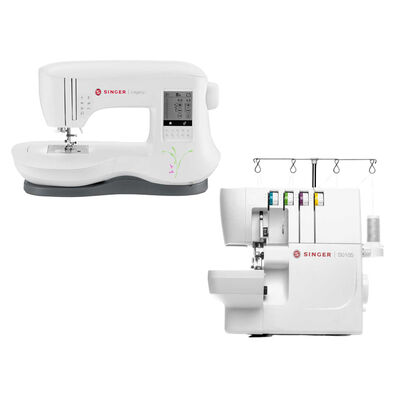 Singer Legacy C440 Elektronik Dikiş Makinesi ve Singer S0105 Overlok Makinesi Avantajlı Paket - 1