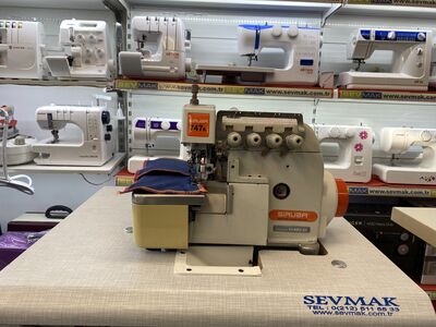 Siruba 747K-514M2-24 4 İplik Overlok Makinası - 2.El (Küçük Masalı) - 2