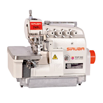 Siruba 747L -514M3-24/ECB/DKLU1-1 4 İplik Direct Drive Akıllı Overlok Makinası