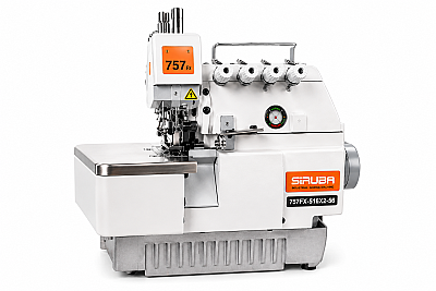 Siruba 757FX-516X2-56 5 İplik Kot Overlok Makinası - 1