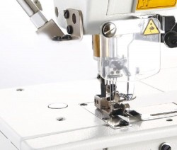 Siruba F007KD-W122-356/FHA-UTG Dırect Drıve Otomatik İplik Kesmeli Havalı Elektronik Etek Reçme Makinası - 2