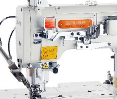 Siruba F007KD-W122-356/FHA-UTG Dırect Drıve Otomatik İplik Kesmeli Havalı Elektronik Etek Reçme Makinası - 4
