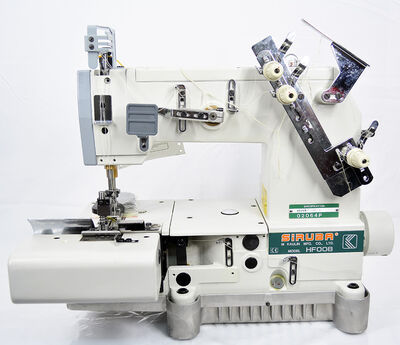 Siruba HF008-02064P/FBQ/C İki İğne Bıçaklı Kot Köprü Hazırlama Makinası (Tayvan) - 2