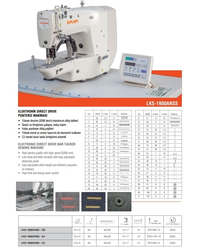 Siruba LKS-1900ANSS Elektronik Direct Drive Punteriz Makinası - 2