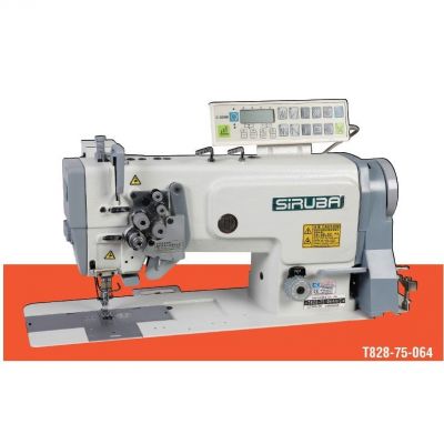 Siruba T828-75-064H/C Elektronik Çift İğne Makinası - 1
