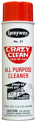 Sprayway SW030 Crazyclean Her Alanda Temizlik Köpüğü