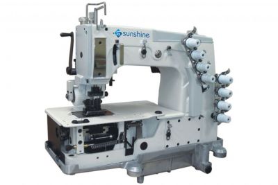 Sunshine DB-78704 P 4 İğne Zincir Dikiş Makinası (8.5mm) Kavramalı Motor - 1
